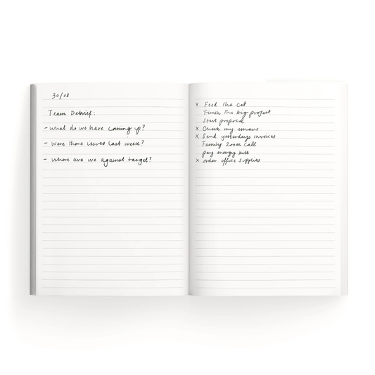 Procrastination Central Paperback Notebook (A5)