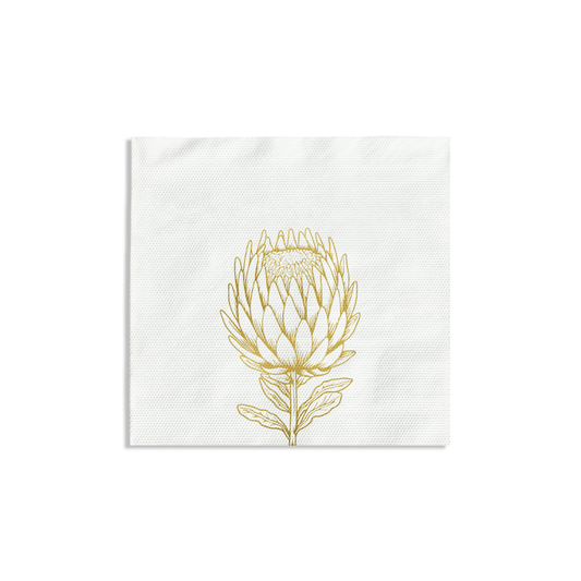 Protea Cocktail Napkin
