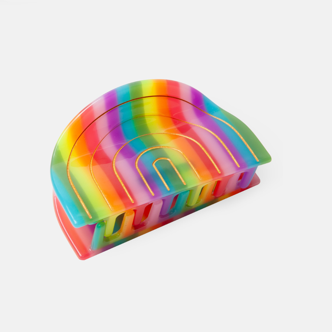 Hair Claw - Rainbow