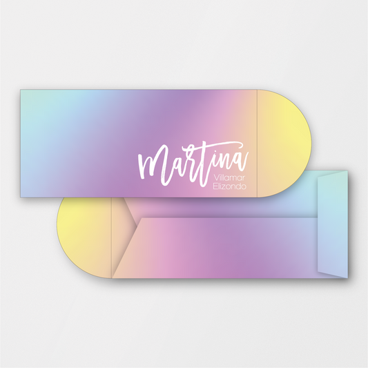 Rainbow Gradient Money Holder