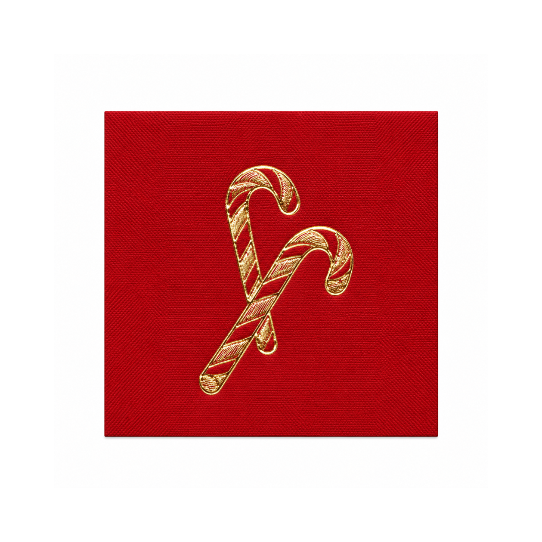 SERVILLETA PREMIUM CANDY CANE