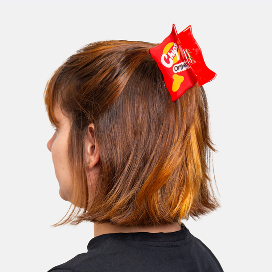 Hair Claw - Red Chips
