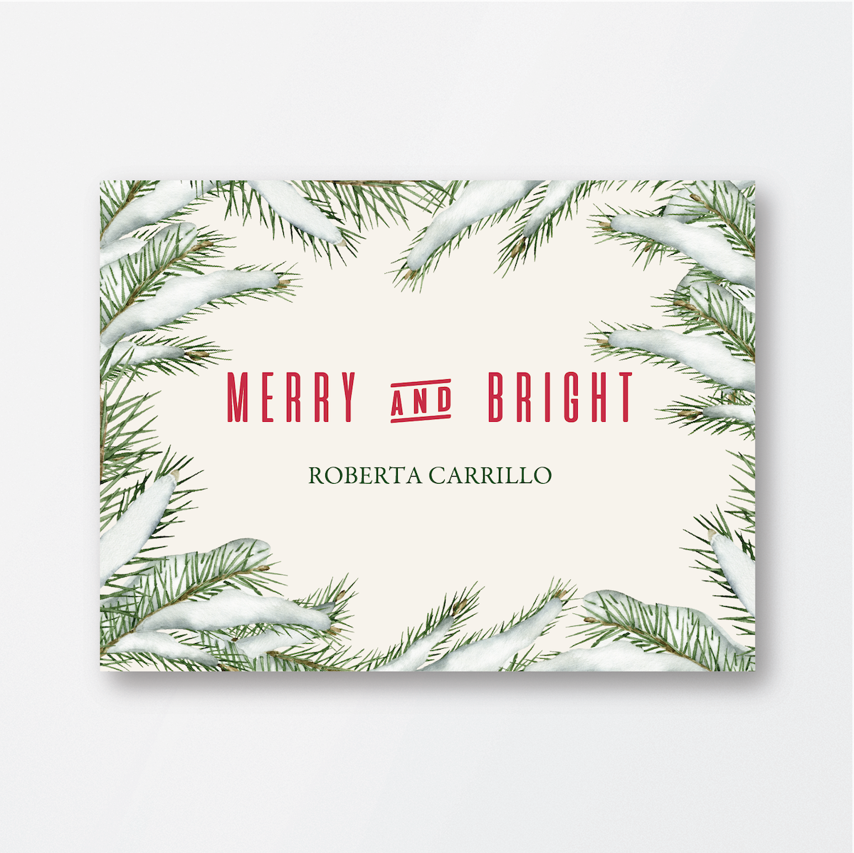 SNOWY BRANCHES CARD
