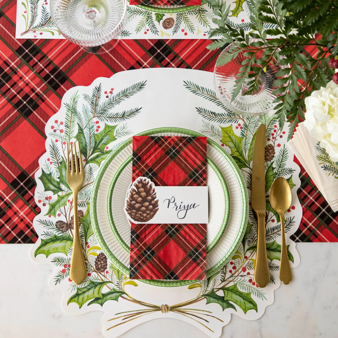Red Plaid Runner
