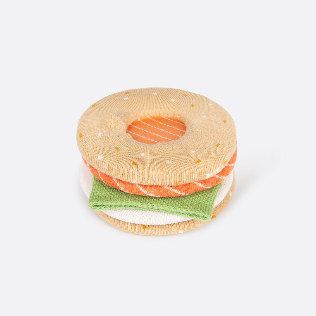 Salmon Bagel Socks