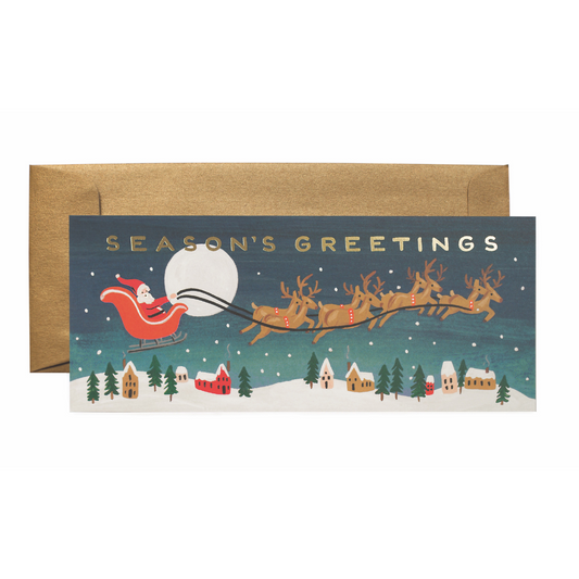 Santa's Sleigh card
