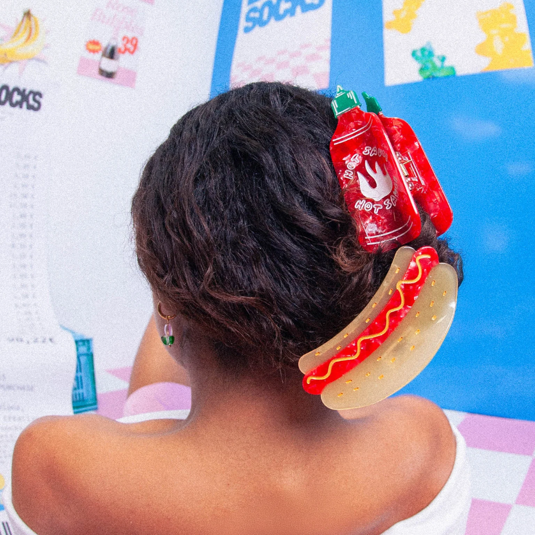 Hair Claw - Sriracha