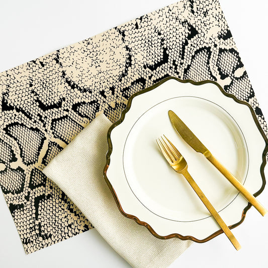 Serpent Placemats Laura Cantu + Micheline Limited Edition