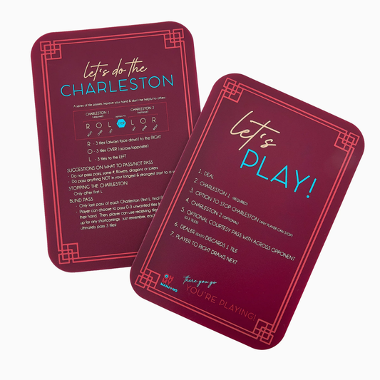 Burgundy Mahjong Shufflers