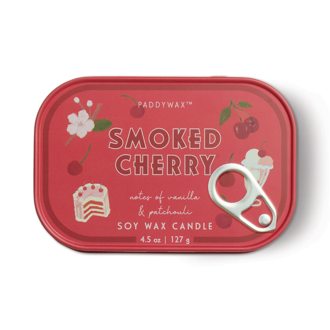 Bistro 4.5 oz Tin Candle - Smoke Cherry