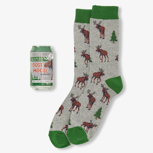 Wild Moose Men's Beer Can Socks