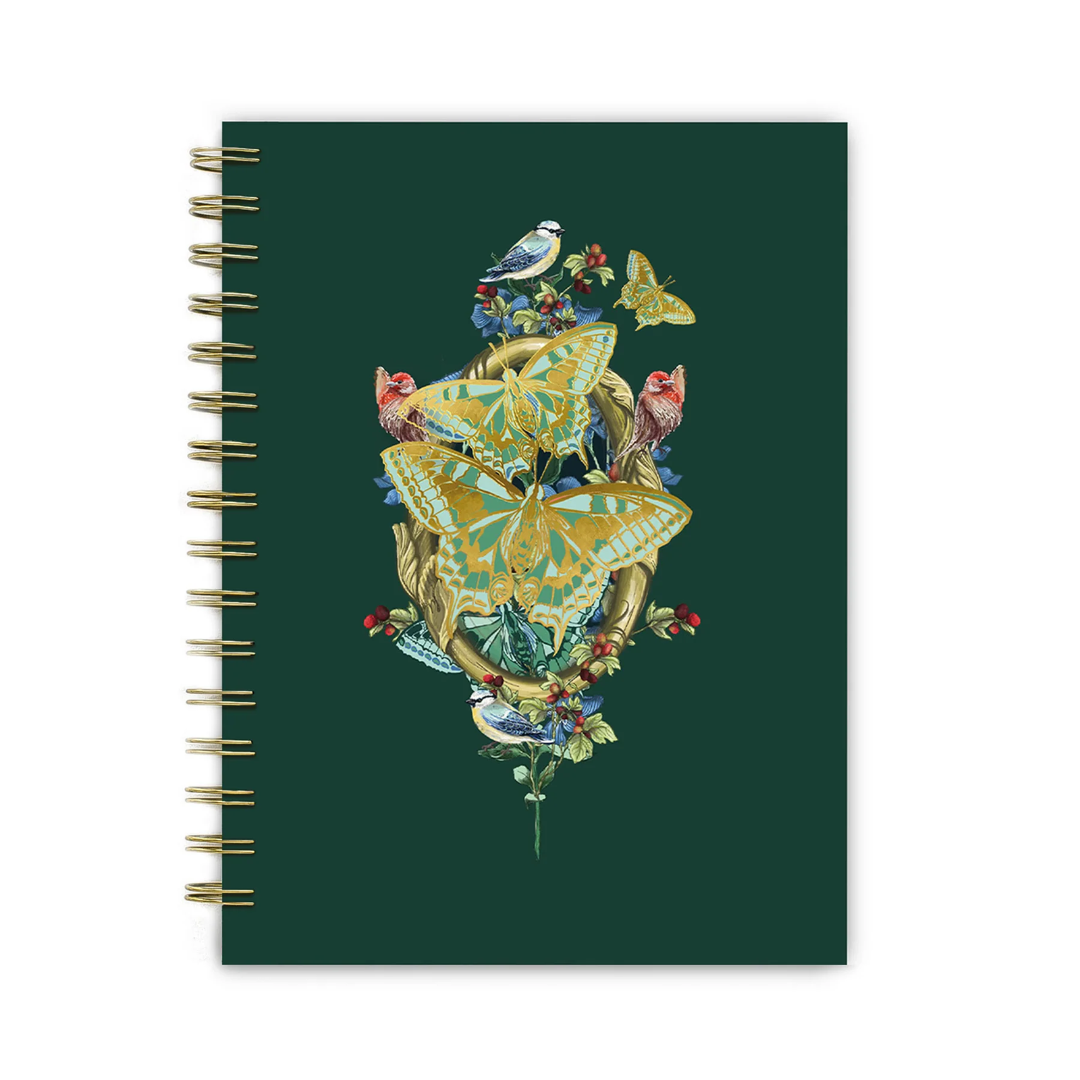Enchanted Butterflies Spiral Notebook