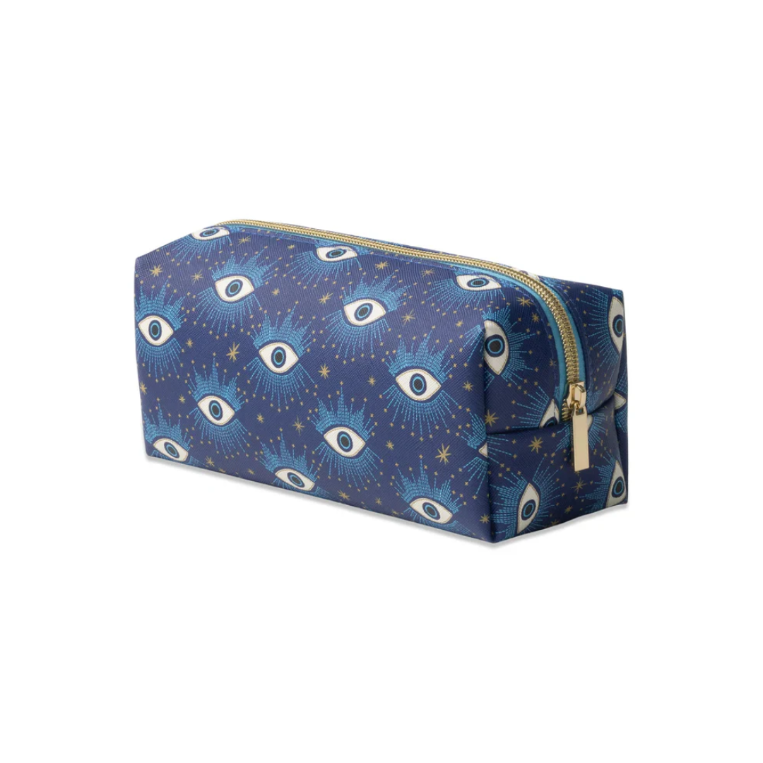 Vegan Leather Pen Pouch - Starry Eyed