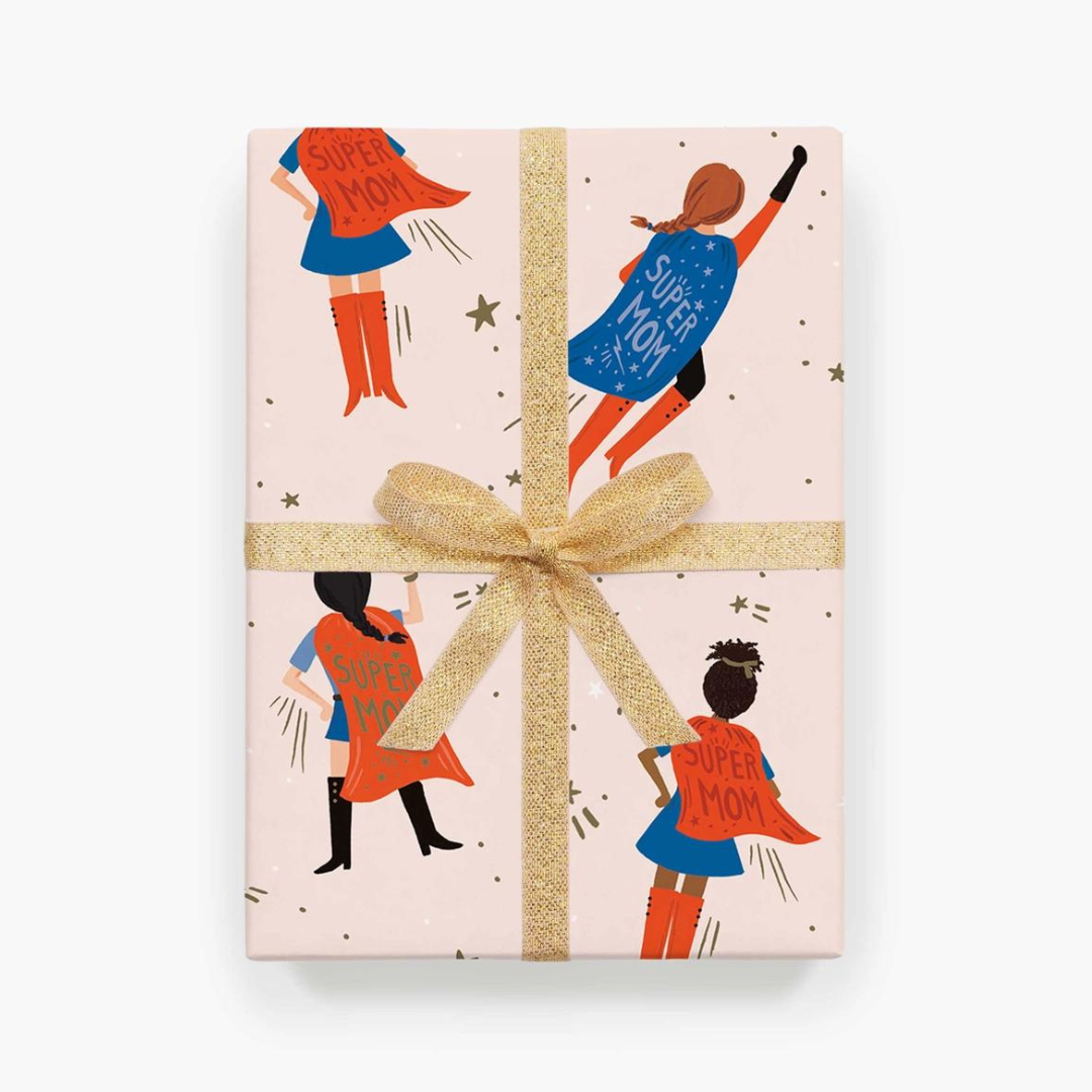 Roll of 3 Super Mom Wrapping Sheets – Micheline