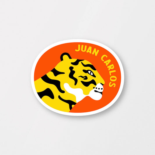 Round Tiger Stickers