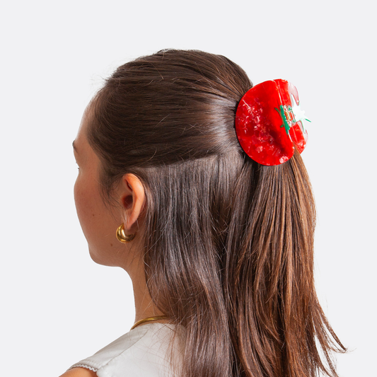 Hair Claw - Tomato
