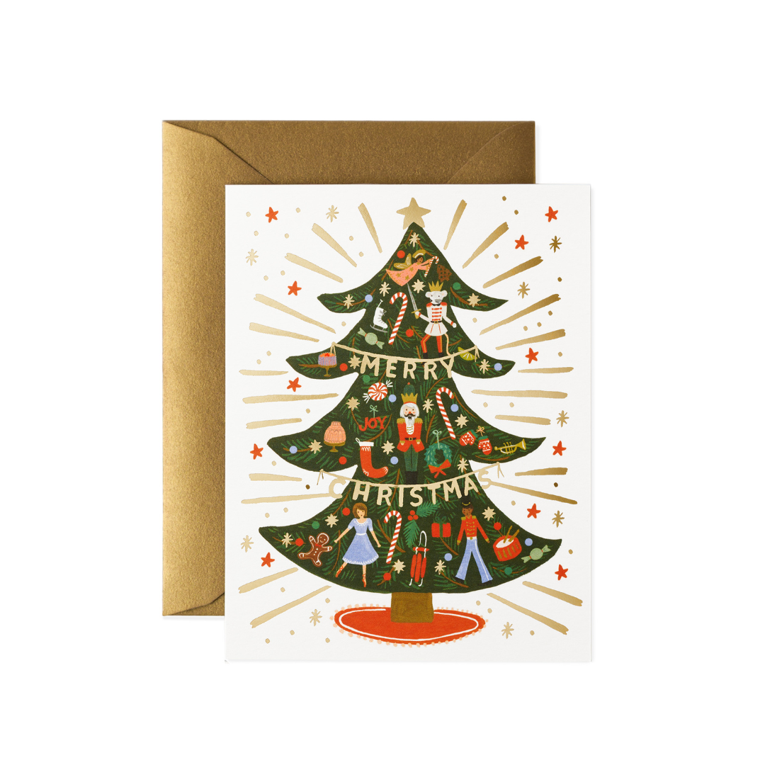 Nutcracker Tree Card