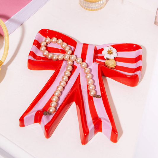 Trinket Tray, Large Bow