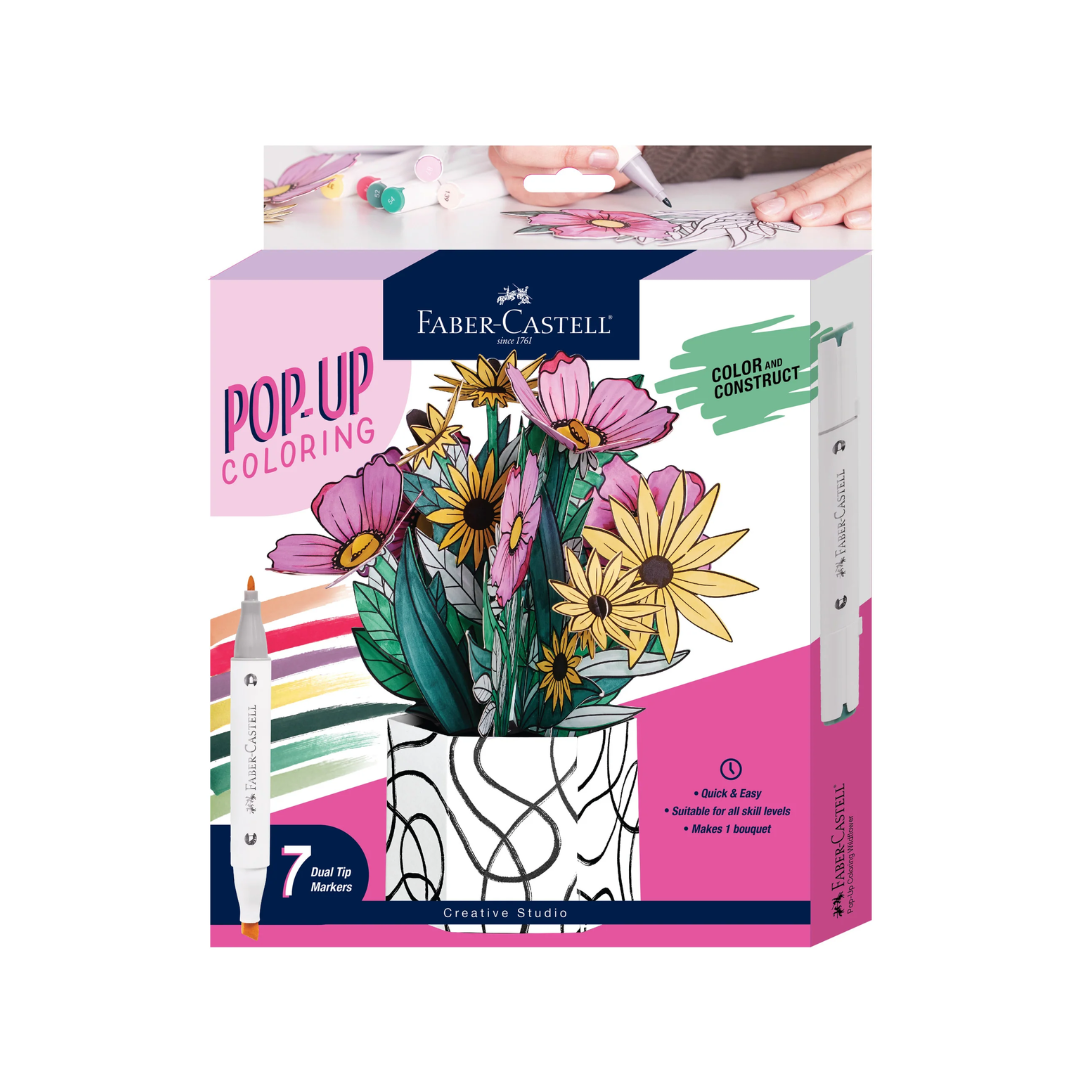 Pop Up Coloring Wildflower Bunch
