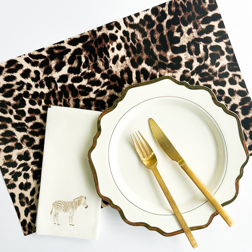 Dark Leopard Placemat Laura Cantu + Micheline Limited Edition