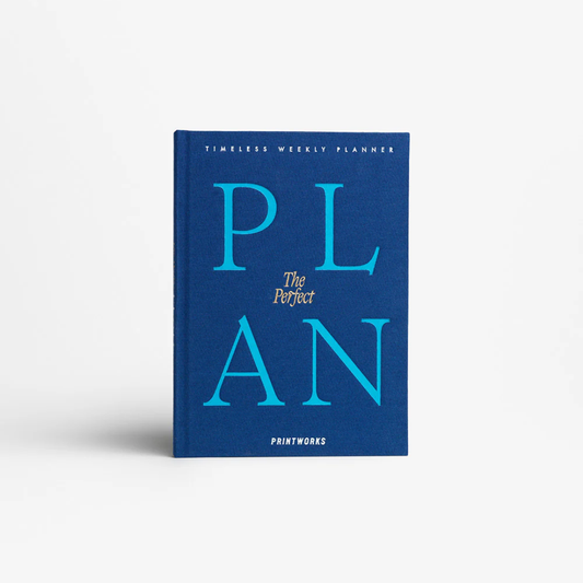 Weekly Planner - The perfect plan - Blue