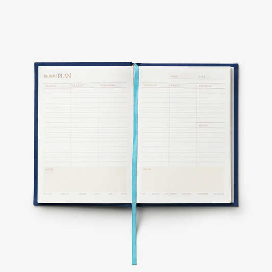 Weekly Planner - The perfect plan - Blue