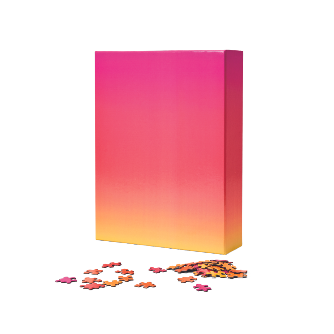 Gradient Puzzle Large (pink/yellow)