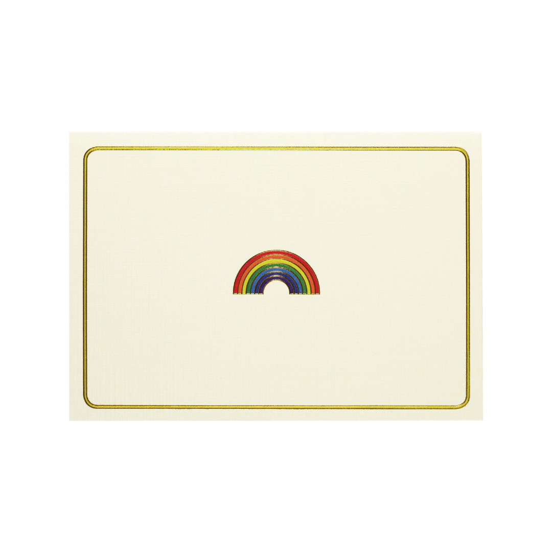 Rainbow boxed Note Cards