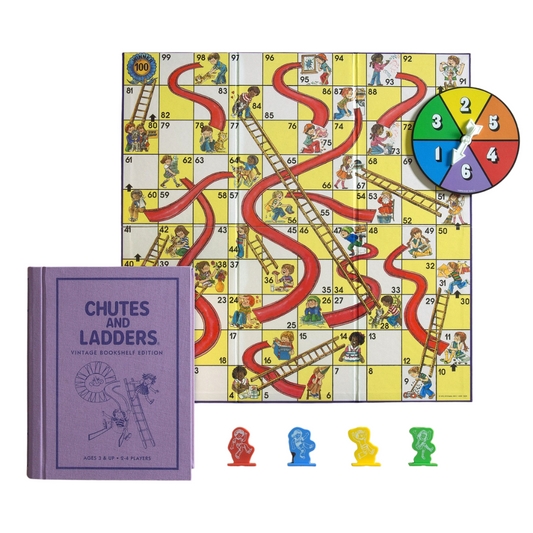 Chutes and Ladders Vintage Bookshelf Edition