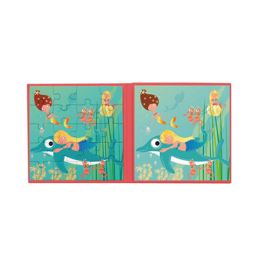 Magnetic Puzzle Book To Go  Mermaids