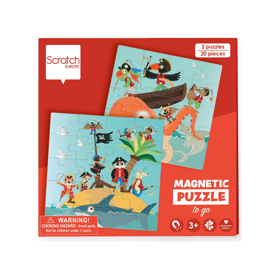 Magnetic Puzzle Book To go Pirates