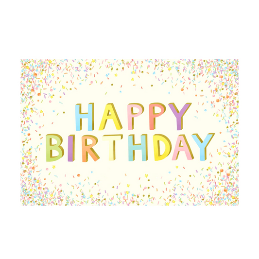 Happy Birthday Sprinkles Placemats