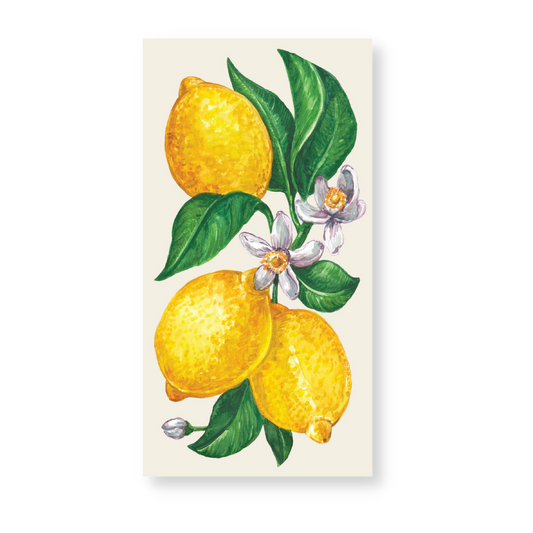Lemon Guest Napkins