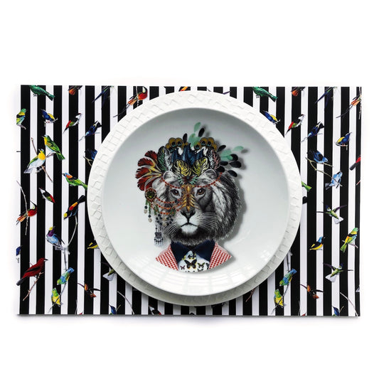 Exotic Birds Paper Placemats