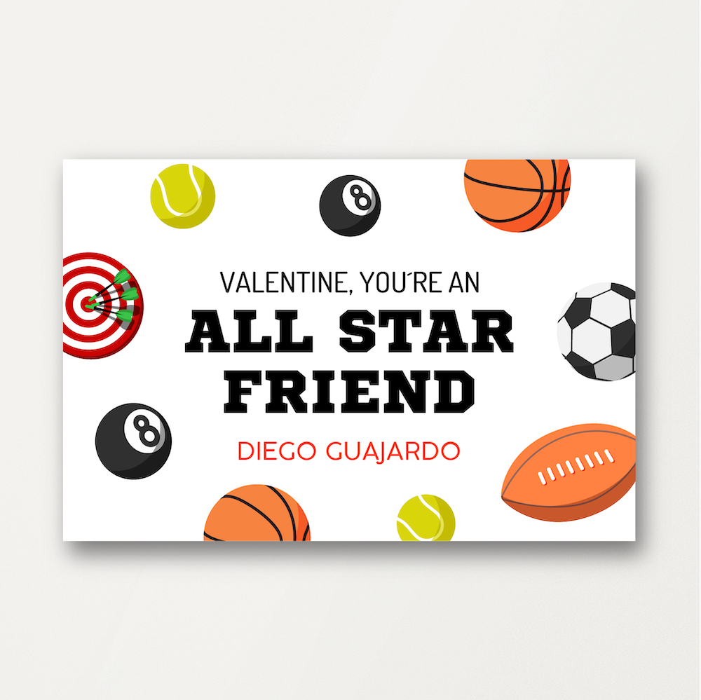 ALL STAR FRIEND CARD – Micheline