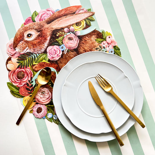 Die Cut Bunny Bouquet Placemats
