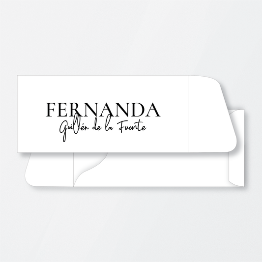 Classic White Money Holder