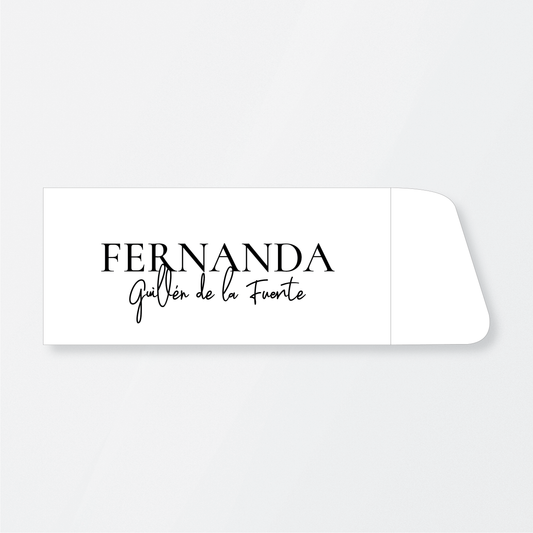 Classic White Money Holder