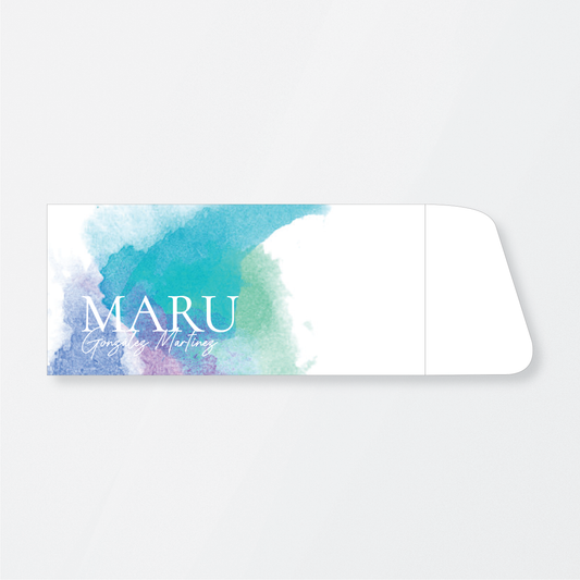 Side Watercolor Money Holder