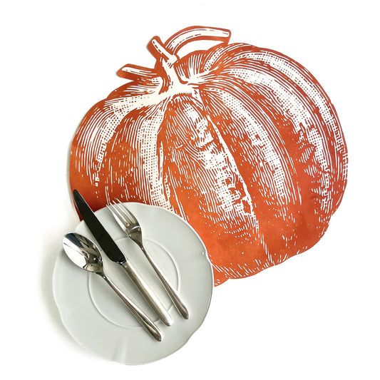 Die Cut Pumpkin Placemats