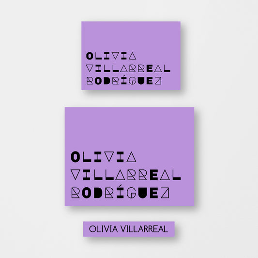 Purple Mono Stickers