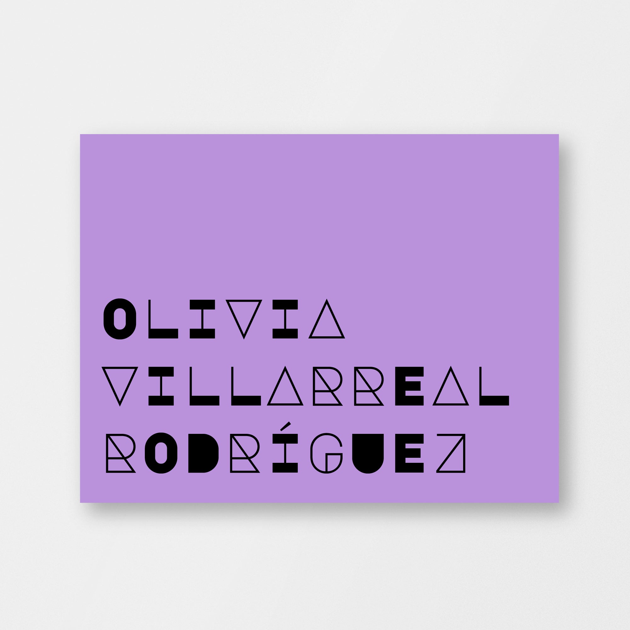 Purple Mono Stickers – Micheline