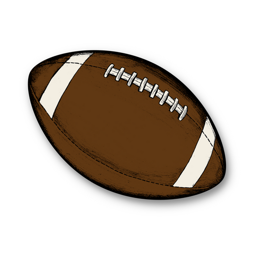 Die Cut Football Placemats