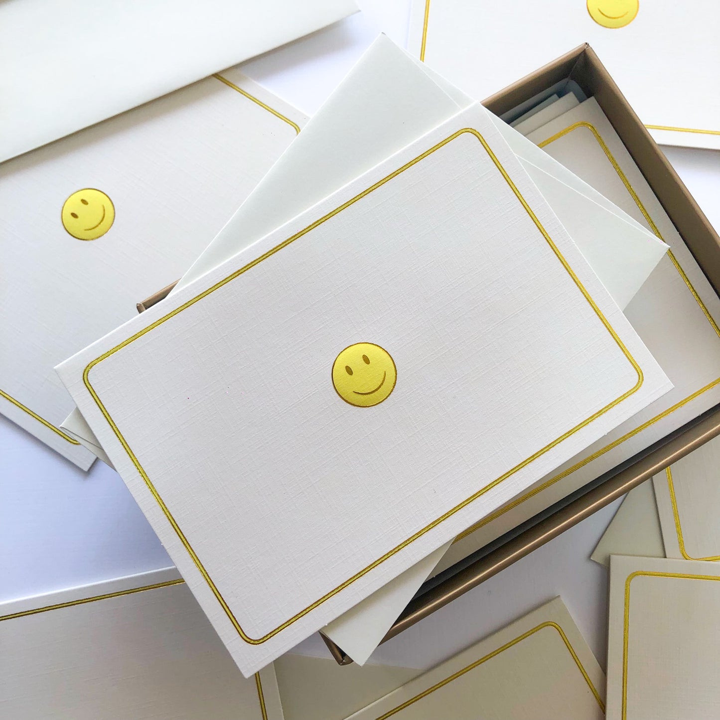 Smiley Face Boxed Notes