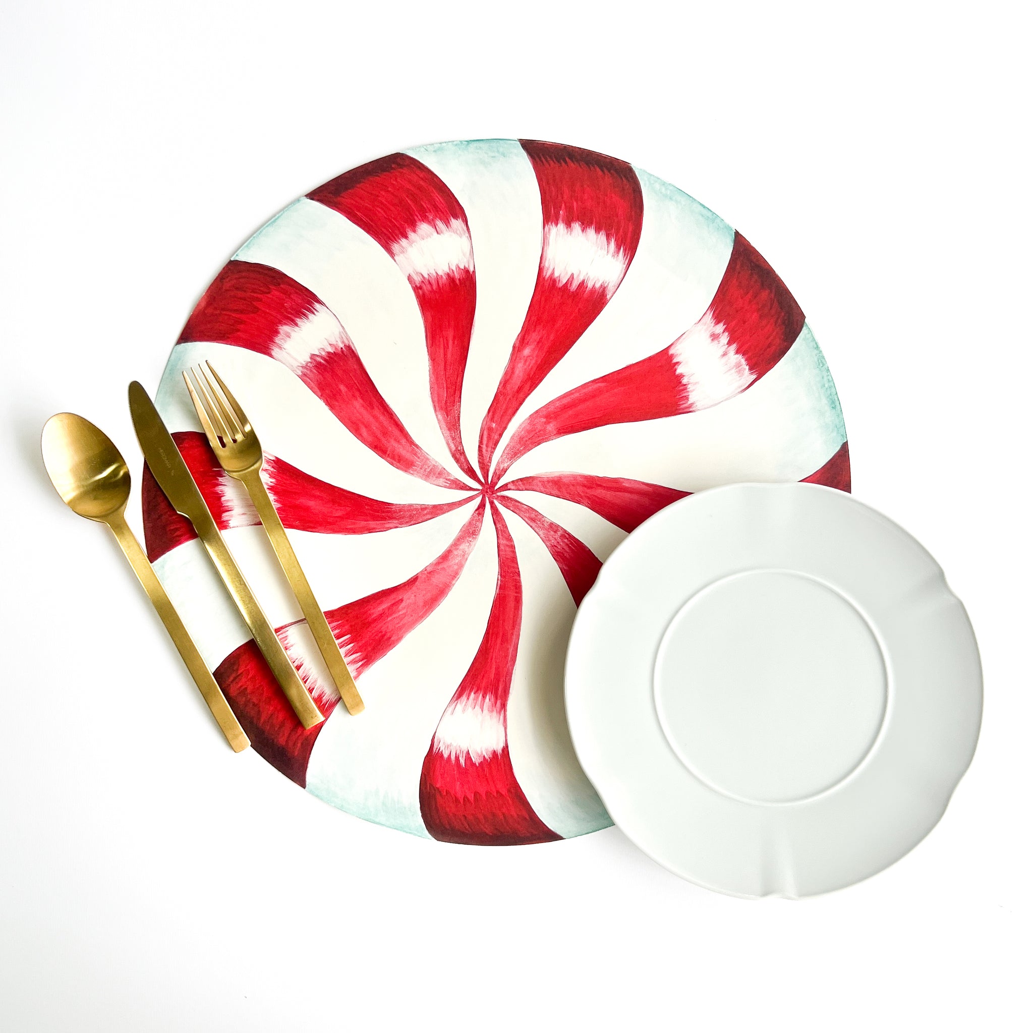 Die Cut Peppermint Placemats Micheline