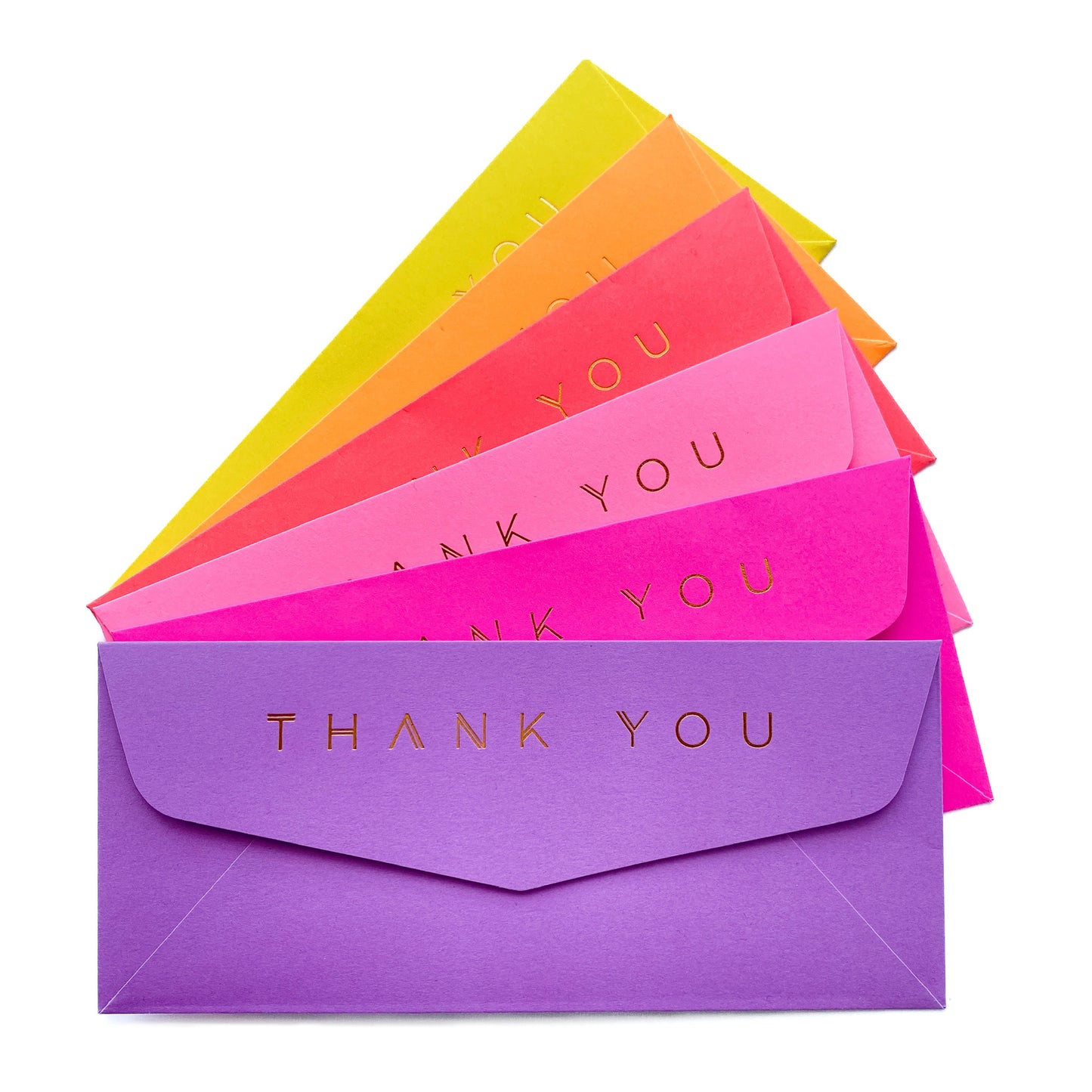 Pink Palette Thank you Envelopes