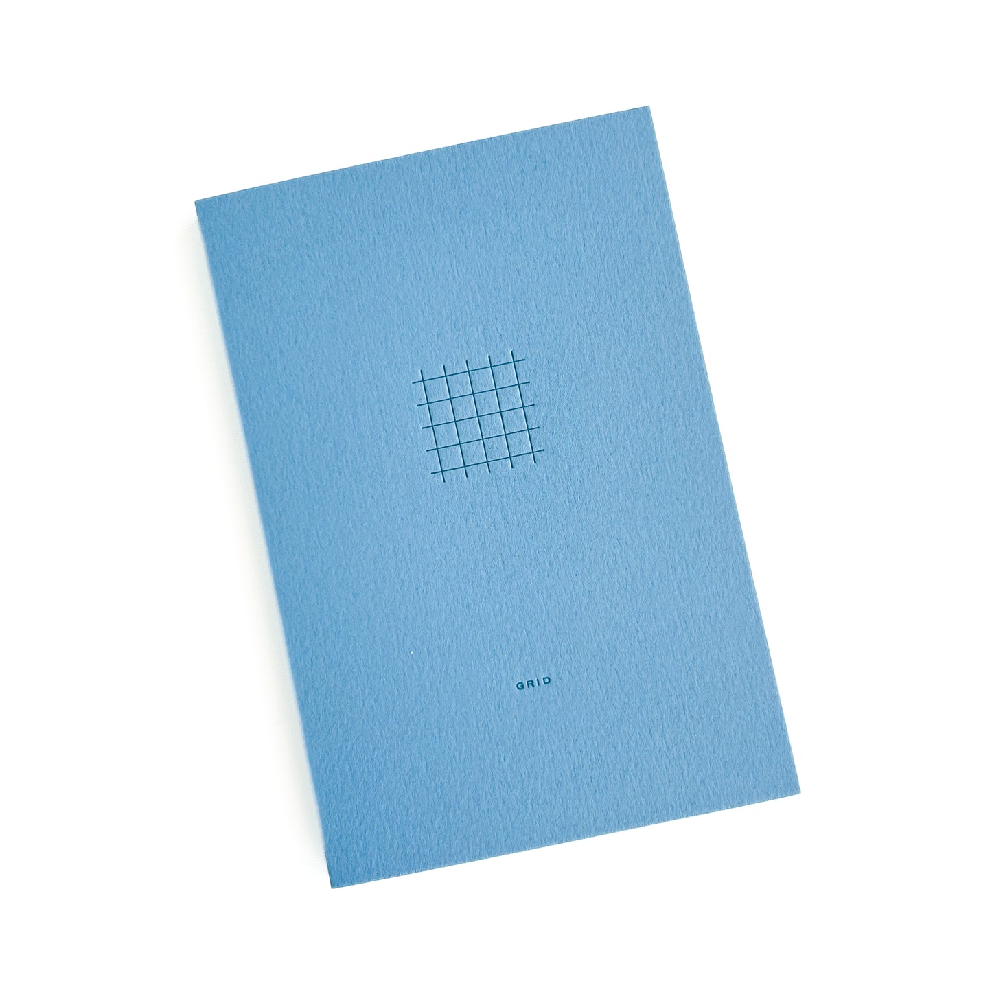 Libreta Grid Pocket en azul