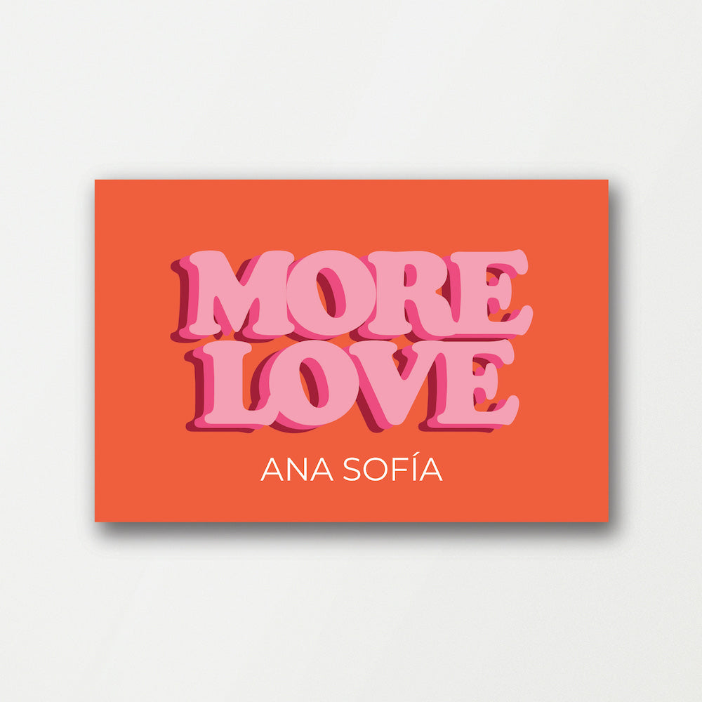 MORE LOVE CARD