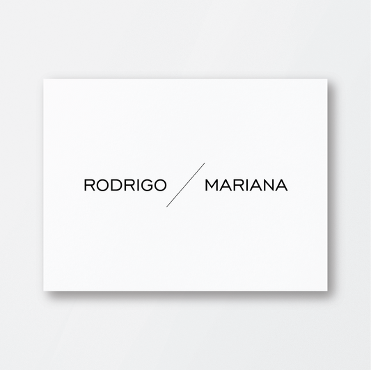 Minimalistic White Card