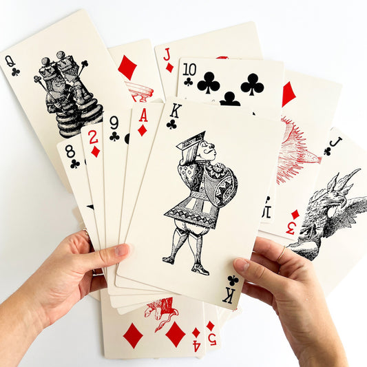 THE QUEEN'S GUARDS GIANT PLAYING CARDS